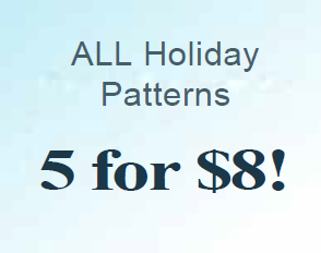 Holiday patterns 5 for $8