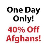 40% Off Afghans
