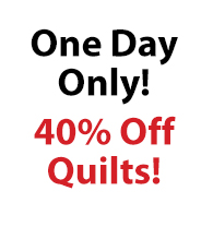 40% Off Quilts