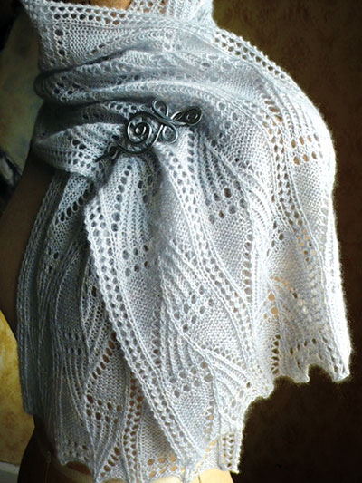 Fernfrost Scarf Knit Pattern