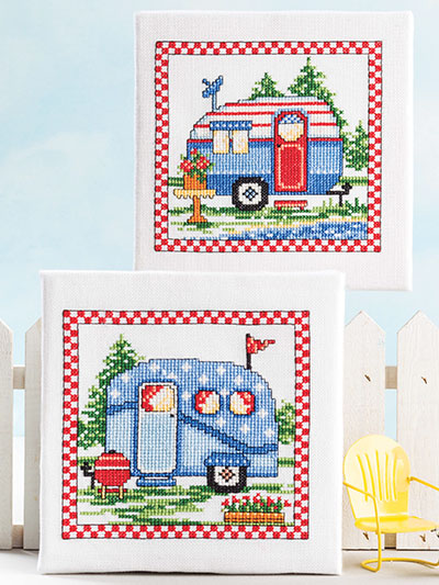 Road Trip Counted Cross Stitch Pattern
