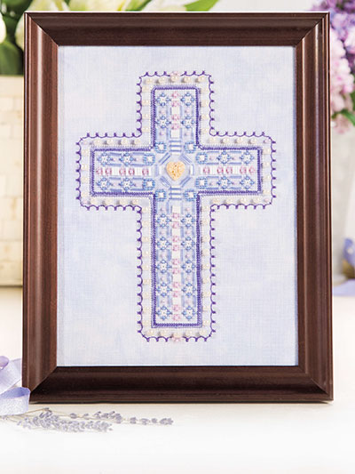Beaded Cross Cross Stitch Pattern