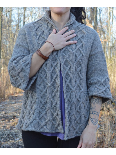 Grounded Cardigan Knit Pattern