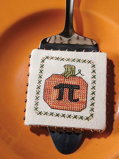 Pumpkin Pi Cross Stitch Pattern