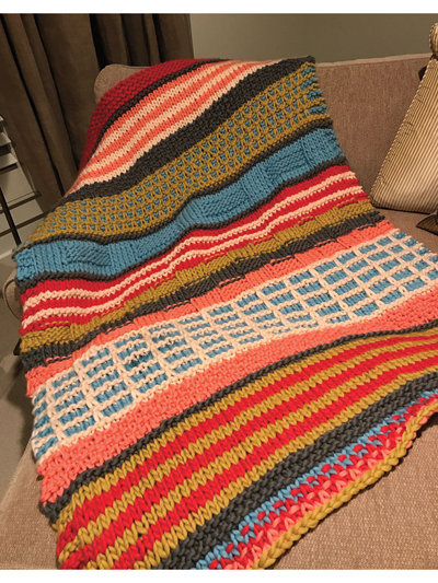 The Big Chill Afghan Knit Pattern