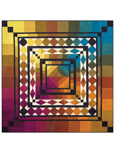 EXCLUSIVELY ANNIE'S QUILT DESIGNS: Colorful Medallion Quilt Pattern
