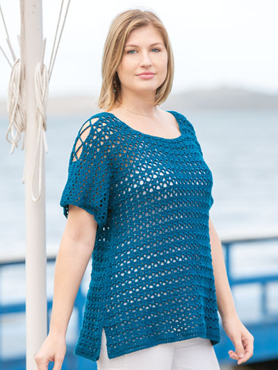 ANNIE'S SIGNATURE DESIGNS: Marine Layer Tunic Crochet Pattern