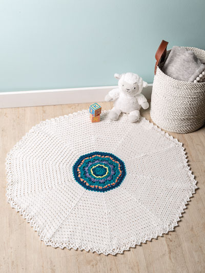 Mandala Star Baby Blanket Crochet Pattern