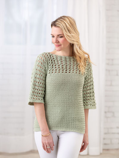 Alison Pullover Crochet Pattern