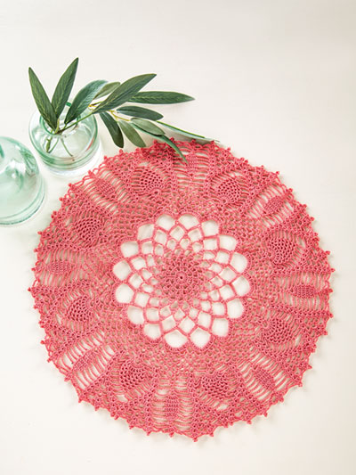 Pineapple Pageantry Centerpiece Doily Crochet Pattern