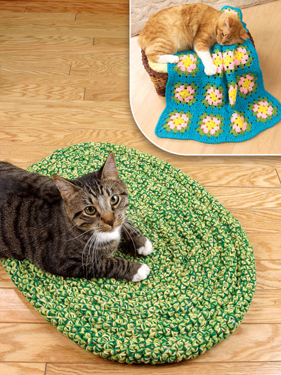 Easy Kitty Cat Accessories Crochet Pattern