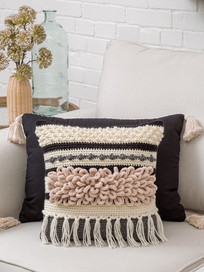 Touch of Texture Pillow Crochet Pattern