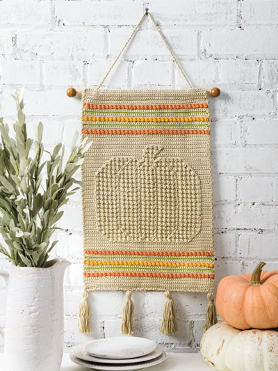 Harvest Bobble Banner Crochet Pattern