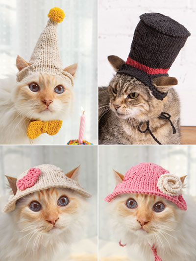 ANNIE'S SIGNATURE DESIGNS: Knit Pet Hats Pattern