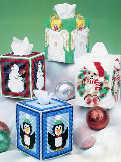 Seasonal Tissue Boxes Pattern