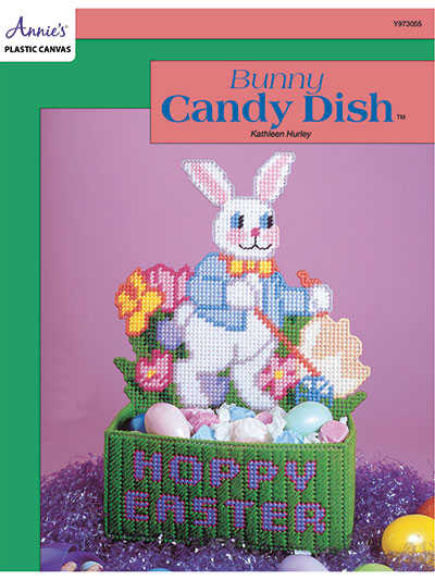 Bunny Candy Dish Plastic Canvas Pattern