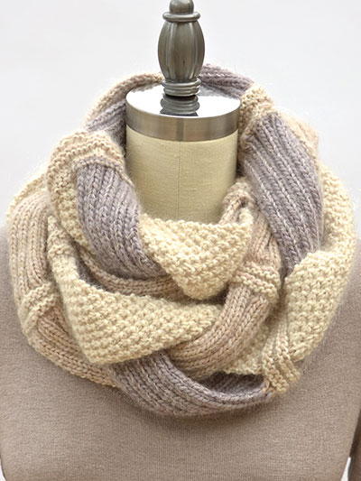 Challah Infinity Wrap Knit Pattern