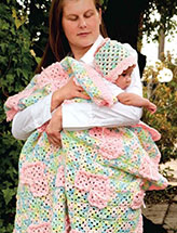 Baby Hearts Blanket & Bonnet