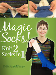 Magic Socks! Knit 2 Socks in 1