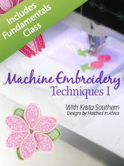 Machine Embroidery Techniques I