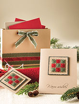 Quilted Fabric Gift Card Set