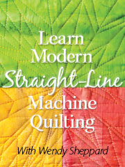 Learn Modern Straight-Line Machine Quilting