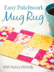 Easy Patchwork Mug Rug