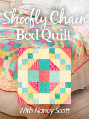 Shoofly Chain Bed Quilt