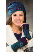 Annie's Signature Designs: Coldwater Canyon Hat & Mitts Crochet Pattern