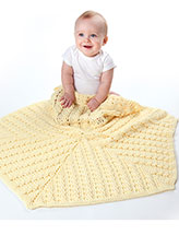 Lemon Drop Baby Blanket Crochet Pattern