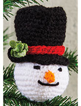 Mr. Snowy Ornament Pattern