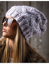 Slouchy Cable Cloche