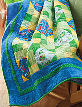 Leapin' Nine-Patch Quilt Pattern