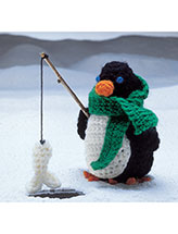 North Pole Pals Penguin Ornament Crochet Pattern