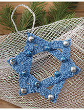 Star of David Ornament Crochet Pattern