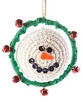 Spinning Snowman Ornament Crochet Pattern