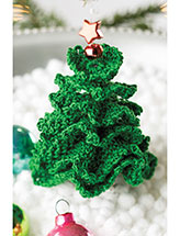 Little Christmas Tree Ornament Crochet Pattern