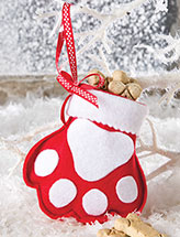 Give Me a Paw Ornament Pattern