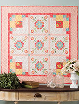 Quilted Roses Wall Quilt