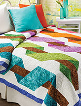 Ribbon Play Bed Quilt