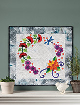 Summer Wreath Wall Hanging Quilt Pattern