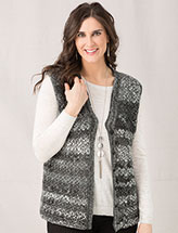 Striped Vest Crochet Pattern