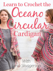Learn to Crochet the Oceano Circular Cardigan