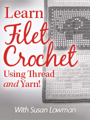 Learn Filet Crochet Using Thread and Yarn