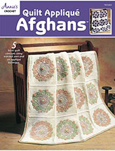 Quilt Applique Afghans Crochet Pattern