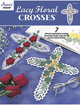 Lacy Floral Crosses Crochet Pattern