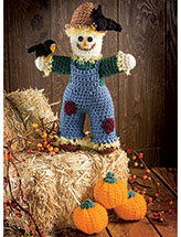 Scarecrow & Pumpkins Crochet Pattern