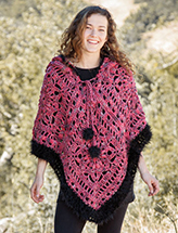 ANNIE'S SIGNATURE DESIGNS: Cold Canyon Poncho Crochet Pattern