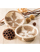 Corolla Mini Bowls Crochet Pattern