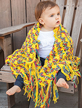Checkerboard Baby Blanket Crochet Pattern